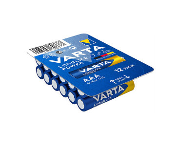 12 piles alcalines Varta R3 (AAA)