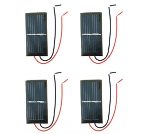 Pack de 4 cellules solaires 1,2 V/170 mA