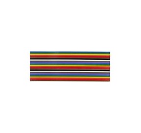 Câble en nappe multicolore
