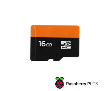 Carte microSD 16 GB Raspberry Pi OS