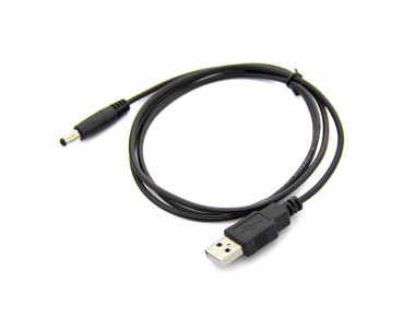 Cordon USB - alim 5,5 x 2,1 mm