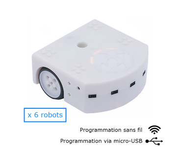 Pack de 6 robots Thymio Wireless