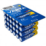 24 piles alcalines Varta R6 (AA)