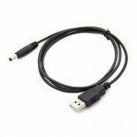  Cordon USB - alim 5,5 x 2,1 mm