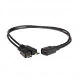 Double cordon micro-USB CAB222