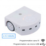 Pack de 6 robots Thymio Wireless