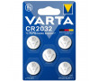 5 piles au Lithium Varta CR2032