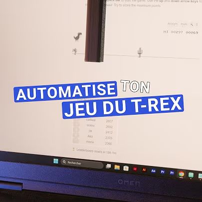 Automatisation du jeu T-Rex Runner