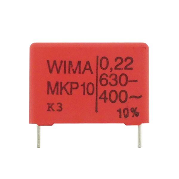 2 Condensateurs MKP X2 0.01µF 275Vac - Kemet, 10mm, Made In Germany, Neufs