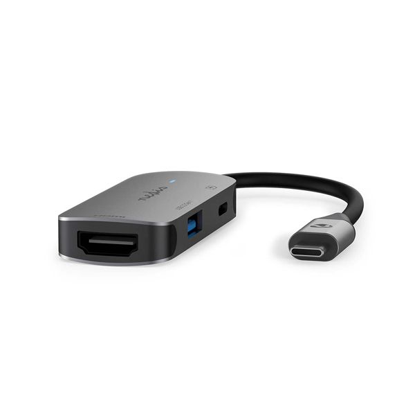 Station D’accueil USB-C Double écran HDMI 65W – Compatible Mac, Windows, Pour Bureau Connecté