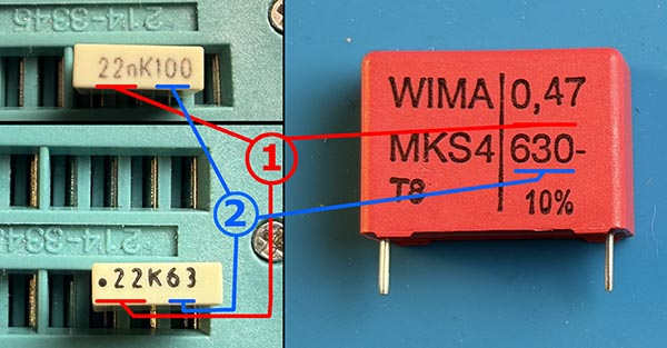 Condensateur polyester