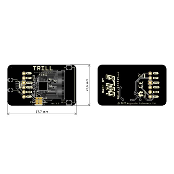 Capteur tactile Trill Flex - Gotronic