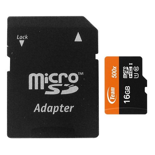Carte Sd 32go Sd Card Micro Carte Sd Verbatim Carte Mémoire MicroSDHC Premium 16 Go Noire Avec Adaptateur - Pour Capture Vidéo En Full HD - Résiste U00e0 L' Eau & Aux
