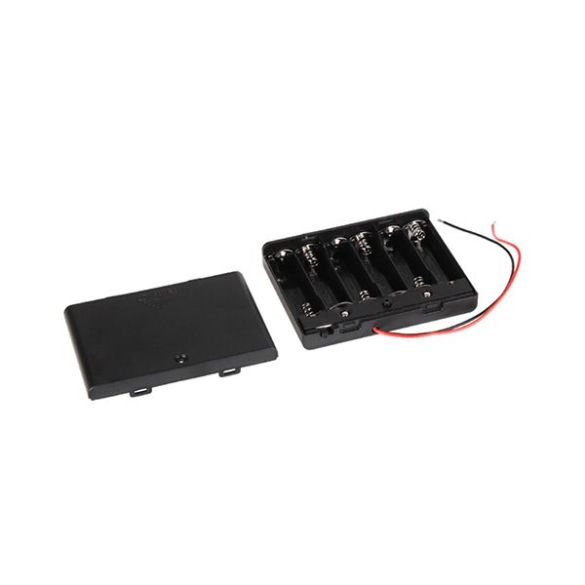 Boitier Coupleur Pour 2 Piles 1,5V R6/LR6 - Alimentation Pour Système D'alarme
