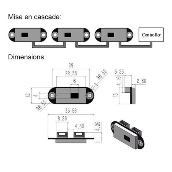 Capteur de distance ToF SEN0337 | Gotronic