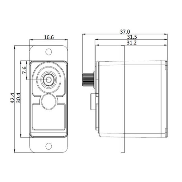 Servomoteur 180° SER0050 - Gotronic