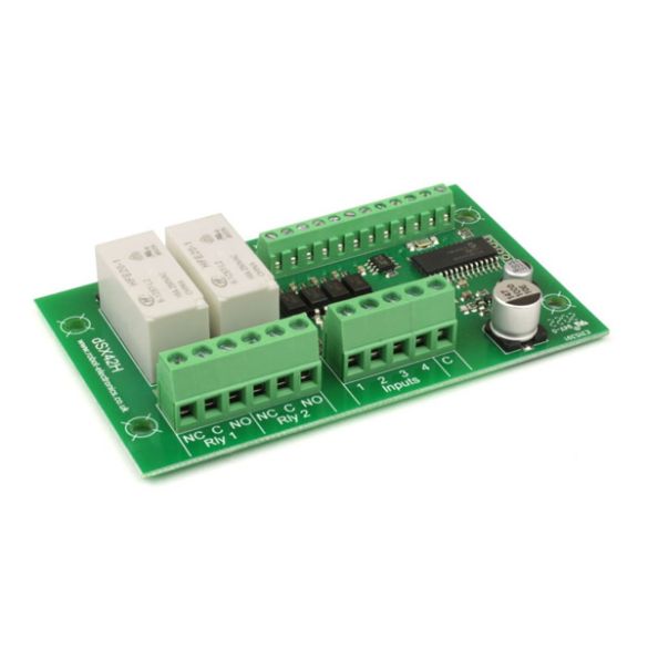 Module 2 relais + 4 entrées isolées dSX42H - Gotronic