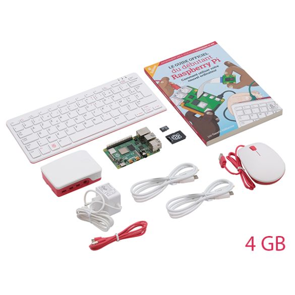 Kit bureautique Raspberry Pi 4 - Gotronic