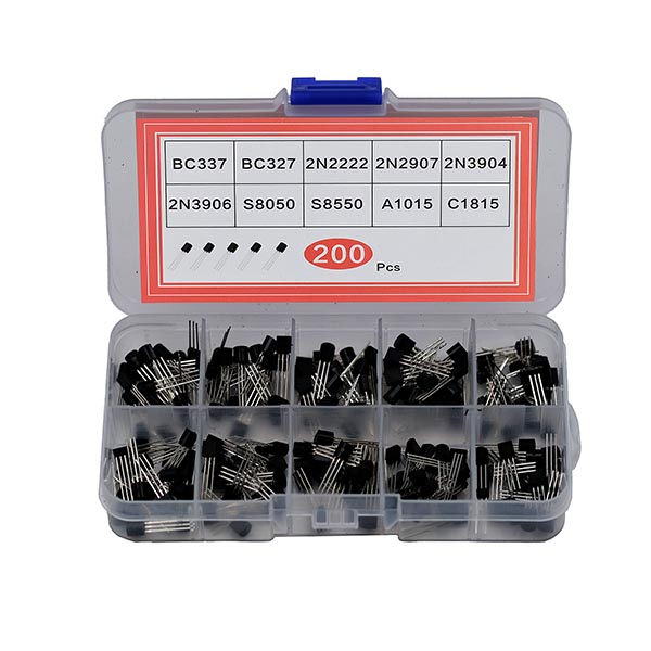 ASSORT. 200 TRANSISTORS