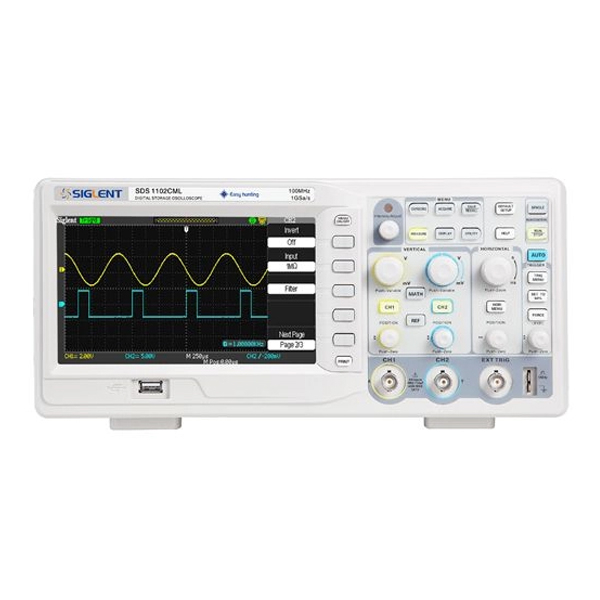 Oscilloscope 2x100 MHz SDS1102CML+