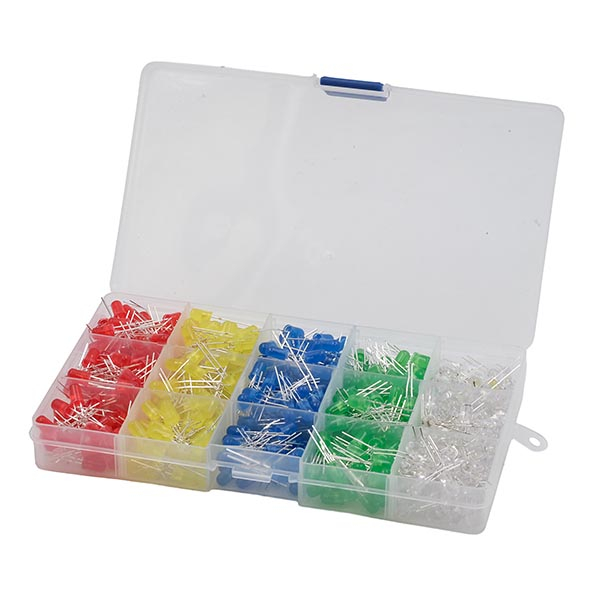 Assortiment de 500 Leds 5mm