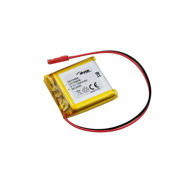 Accu LiPo 3,7 V 1000 mAh LP753636