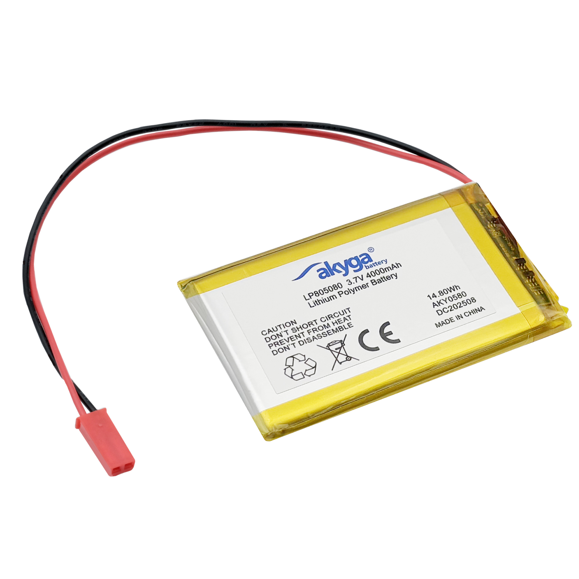 Accu LiPo 3,7 Vcc 4000 mAh L805080