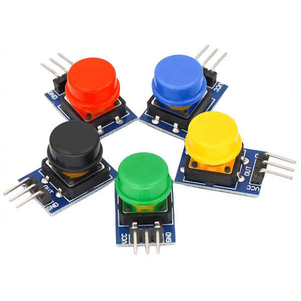 Lot de 5 boutons poussoir