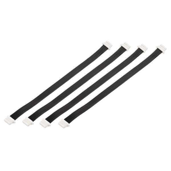 4 cordons JST-SH 1.0 mm 6 contacts