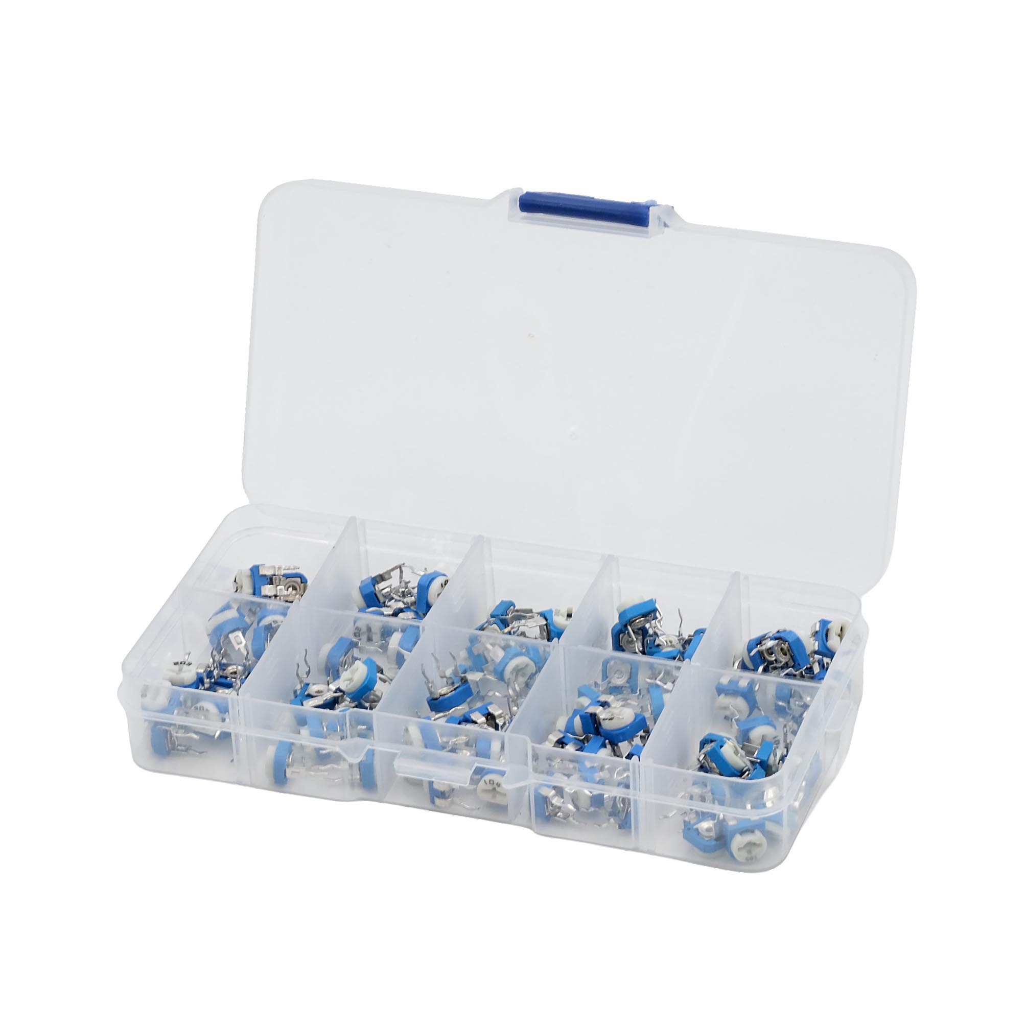 Assortiment de 100 potentiomètres horizontaux