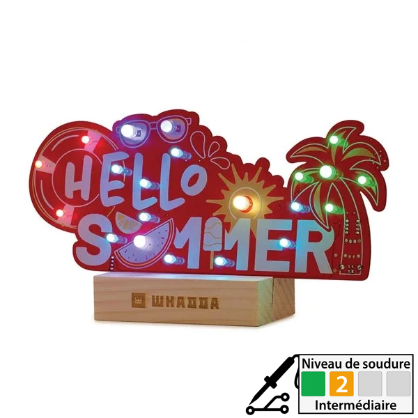 Hello Summer XL à LEDs RGB