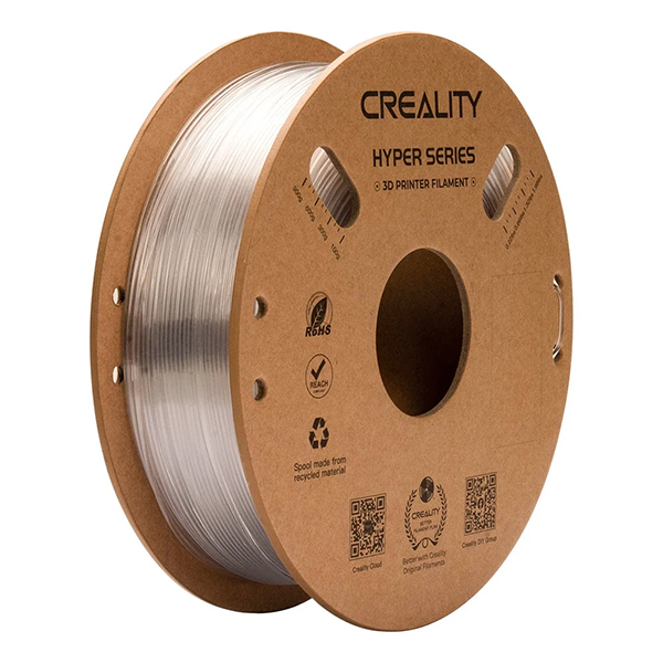 Bobine de fil PETG 1,75 Transparent 1 KG
