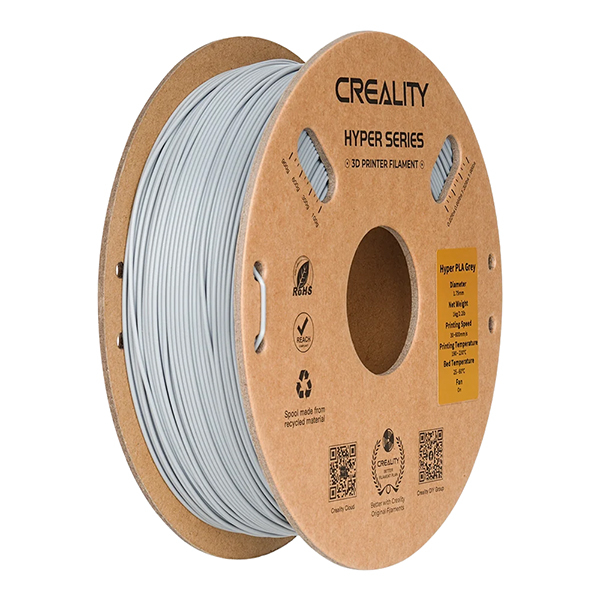 Bobine de fil PLA Gris 1.75 mm 1 kg