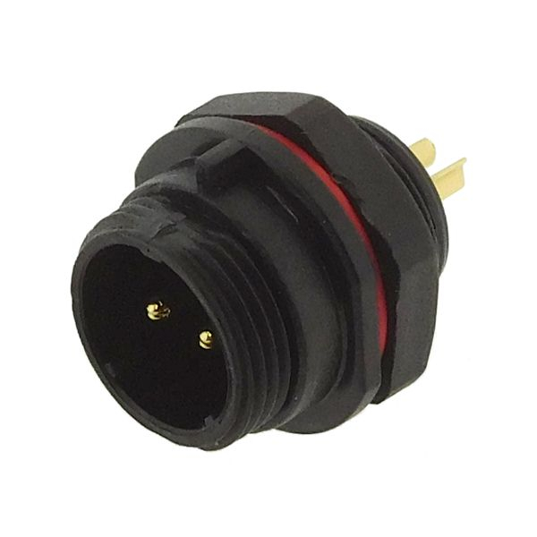 Embase mâle étanche 2 contacts FM686802