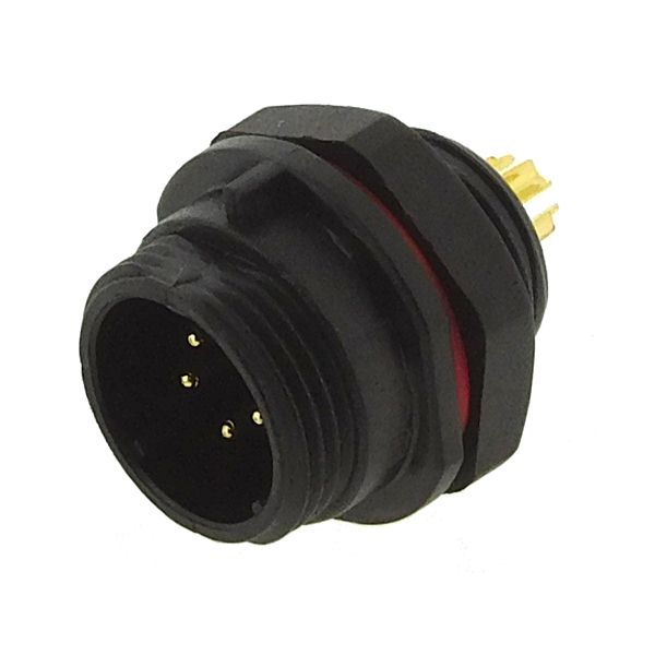 Embase mâle étanche 5 contacts FM68605