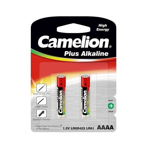 Blister de 2 piles alcalines LR61 (AAAA)