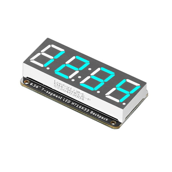 Afficheur 4 digits bleus I2C ADA5601