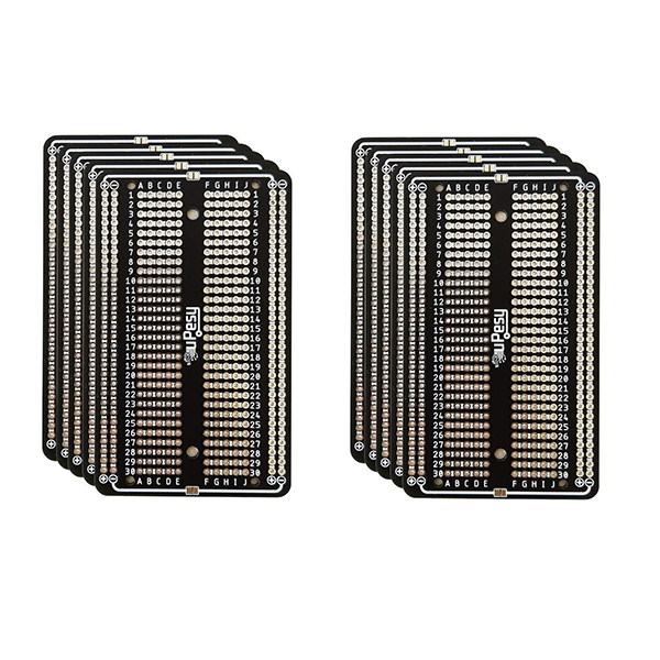 10 plaques de prototypages moyen format