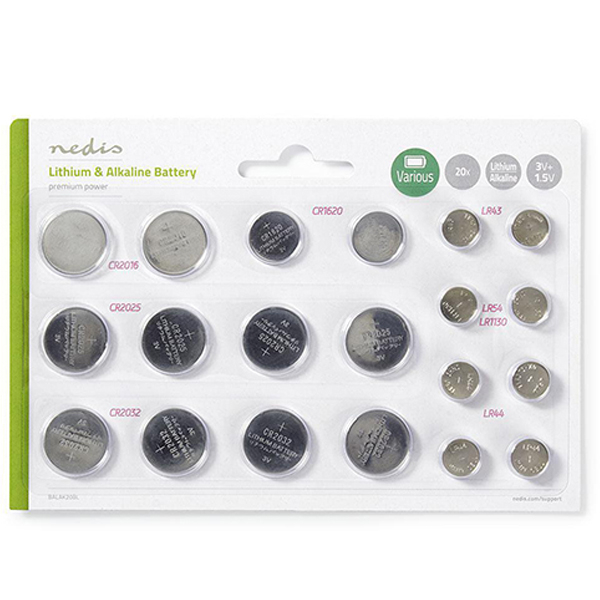 Assortiment de piles alcalines et Lithium