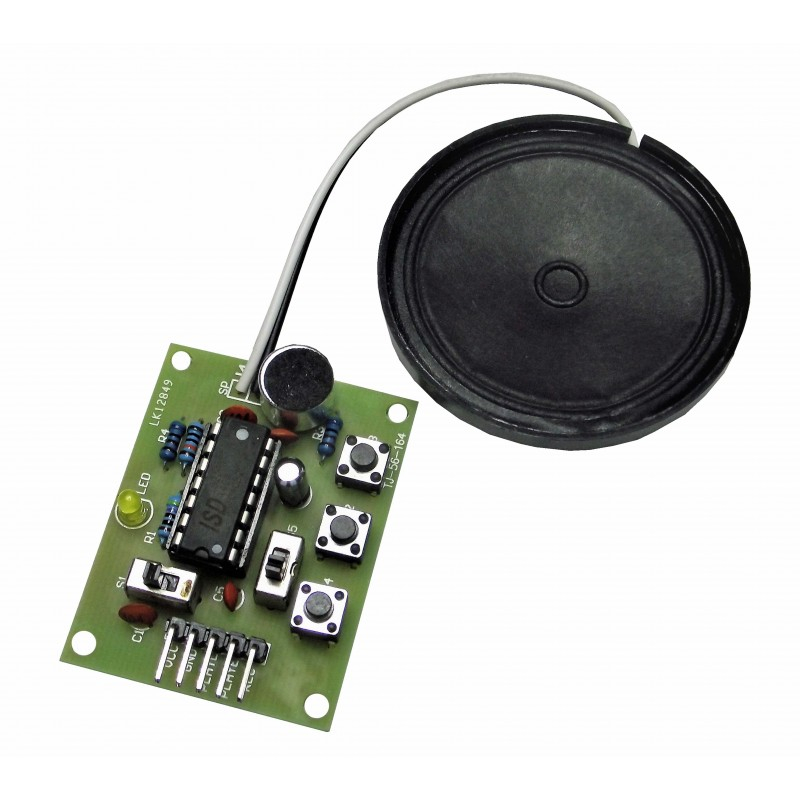 Enregistreur vocal 10s avec haut-parleur