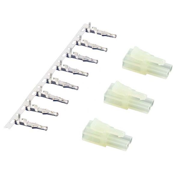 Lot de 3 mini connecteurs TAMIYA femelle 