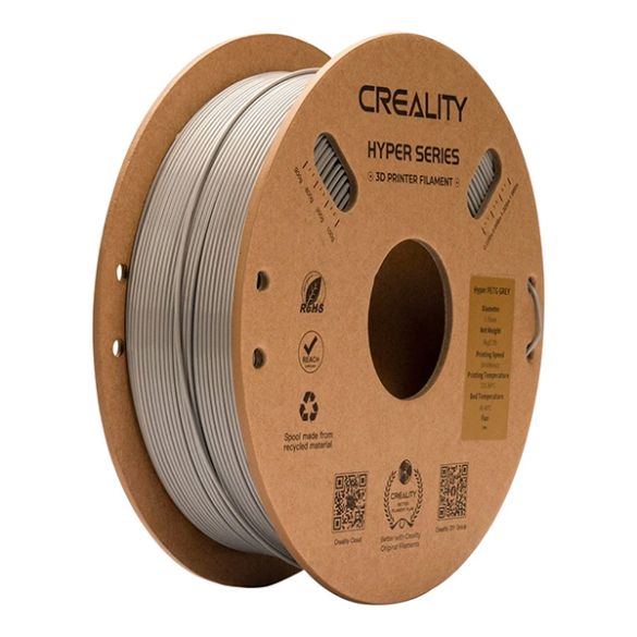 Bobine de fil PETG 1,75 Gris 1 KG 