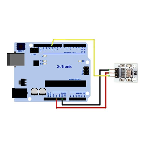  Jeu de 2 récepteurs IR  1838 WPI317