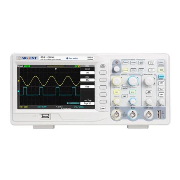  Oscilloscope 2x100 MHz SDS1102CML+