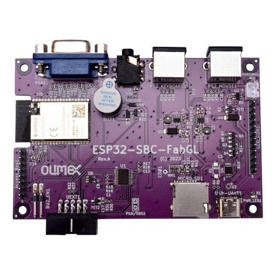 Carte ESP32-SBC-FabGL 
