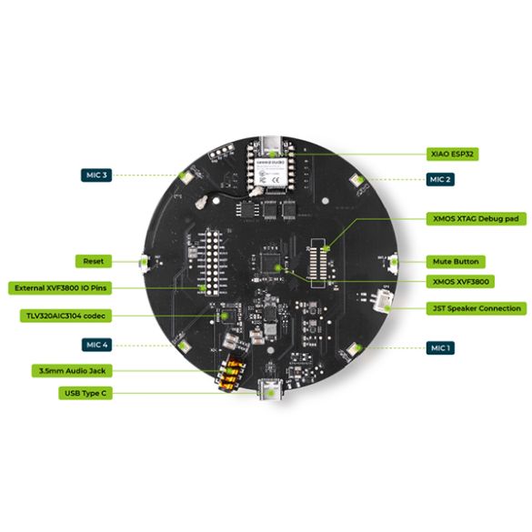 ReSpeaker XMOS XVF3800 XIAO ESP32S3 114993700