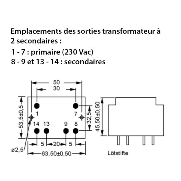  Transfo moulé 44440
