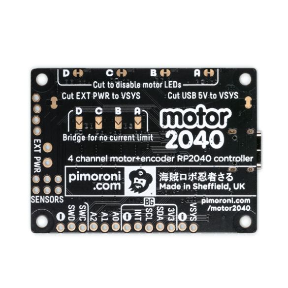  Commandes 4 moteurs RP2040 PIM618
