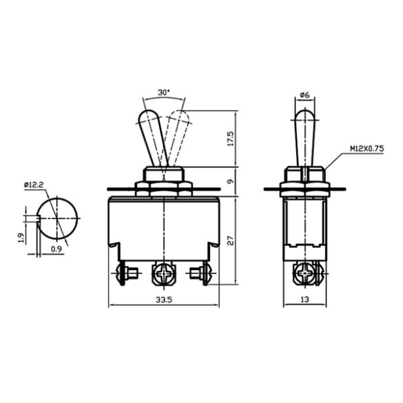  Inverseur unipolaire JS510CEC