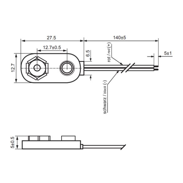  Connecteur 9V en I SN-PC1